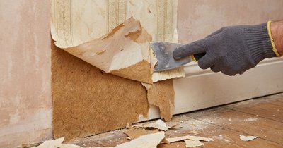 Asbestos in wallpaper